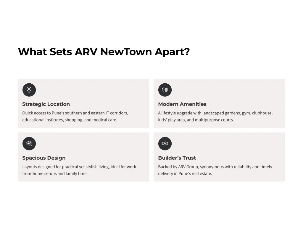 what sets arv newtown apart