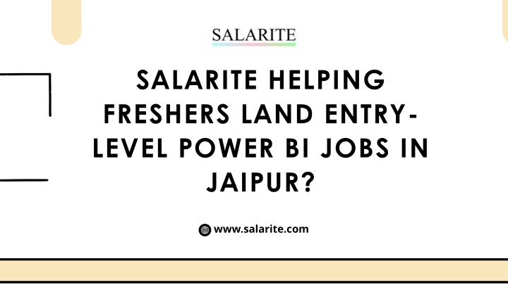 salarite helping freshers land entry level power