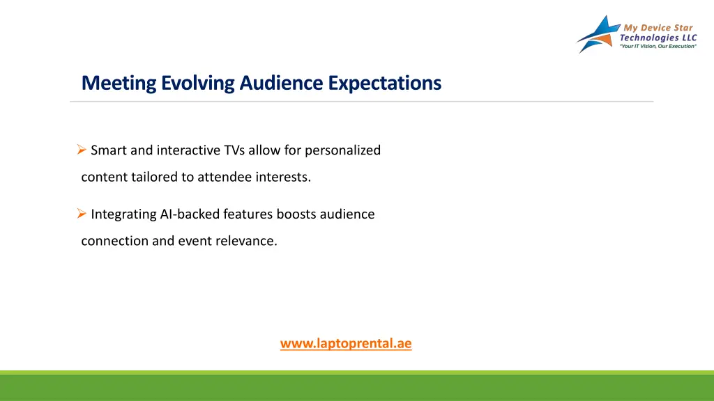meeting evolving audience expectations