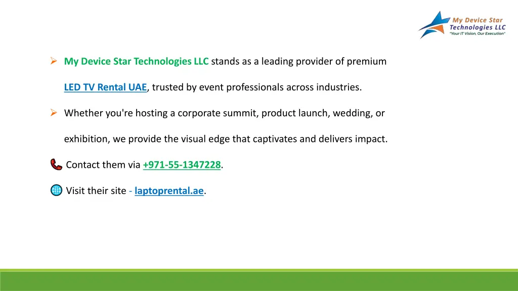 my device star technologies llc stands