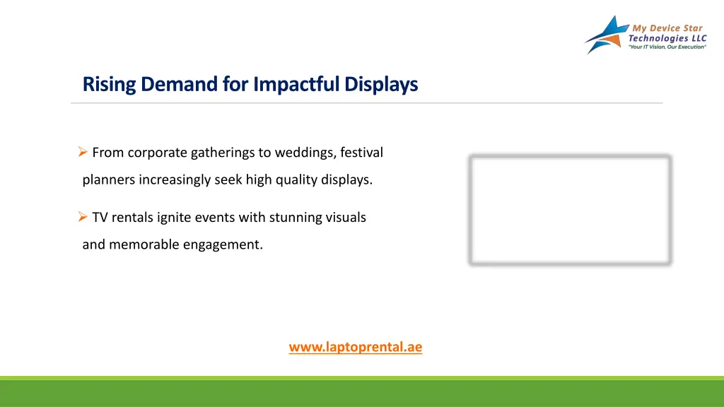 rising demand for impactful displays