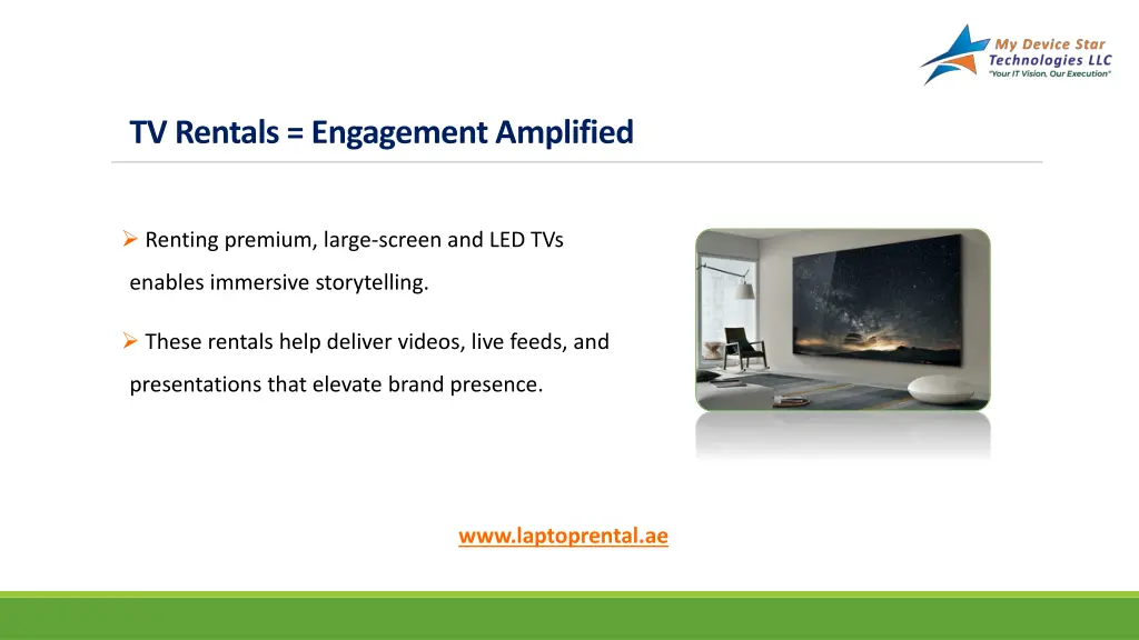tv rentals engagement amplified