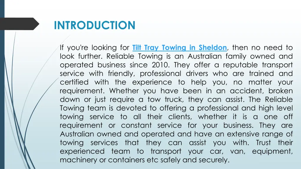 introduction