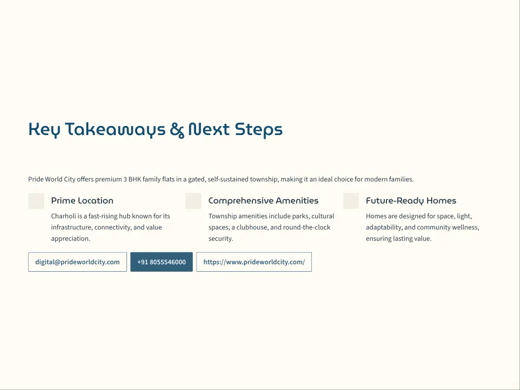 key takeaways next steps
