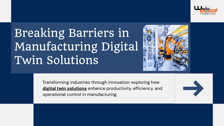 breaking barriers in manufacturing digital twin