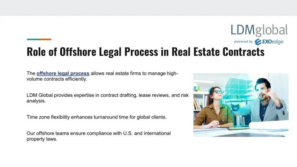 role of offshore legal process in real estate