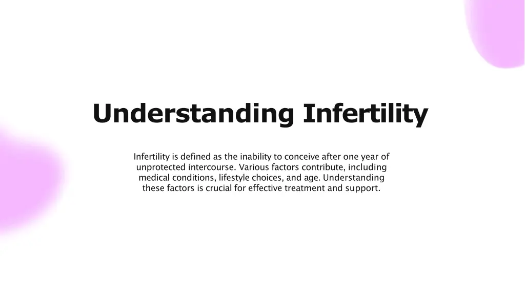 understanding infertility