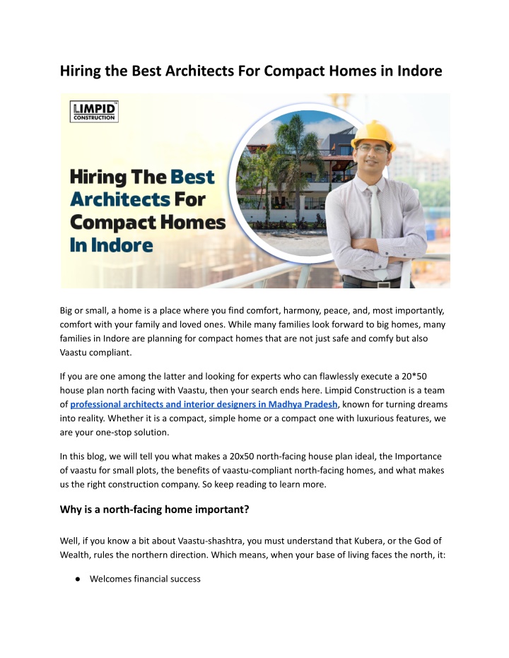 hiring the best architects for compact homes
