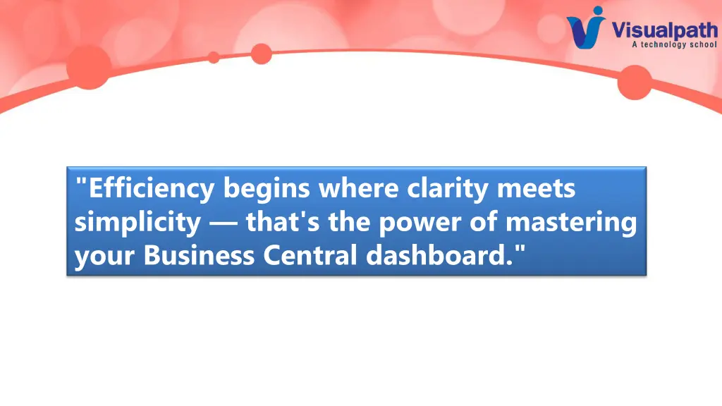 efficiency begins where clarity meets simplicity