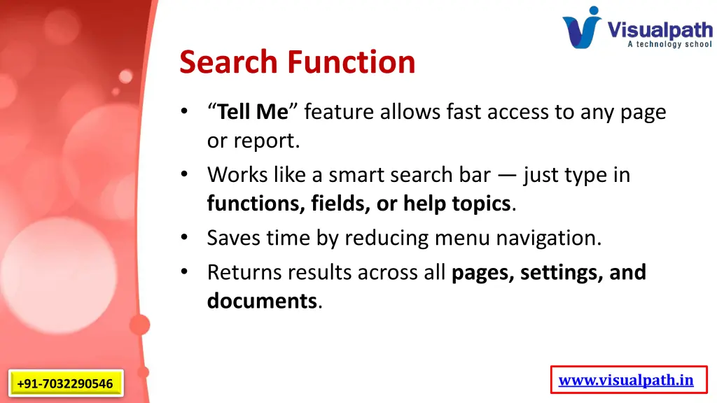 search function