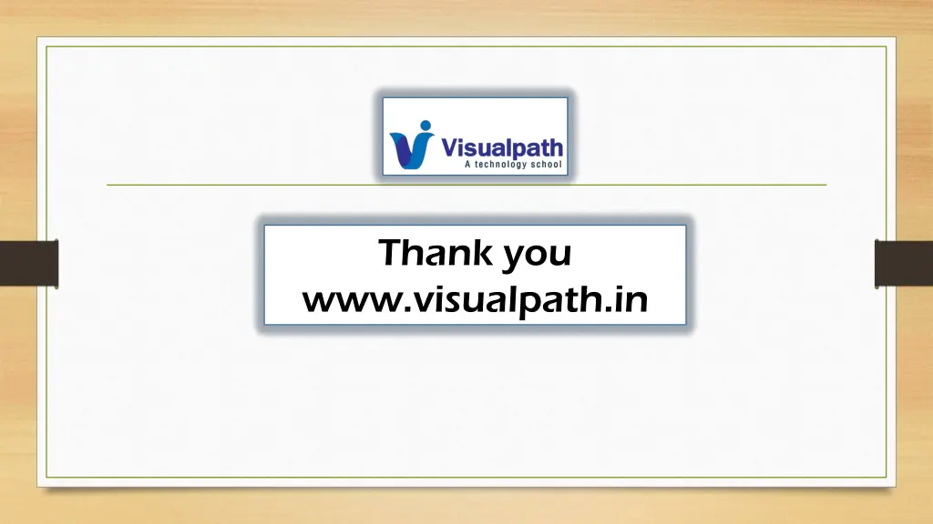 thank you www visualpath in