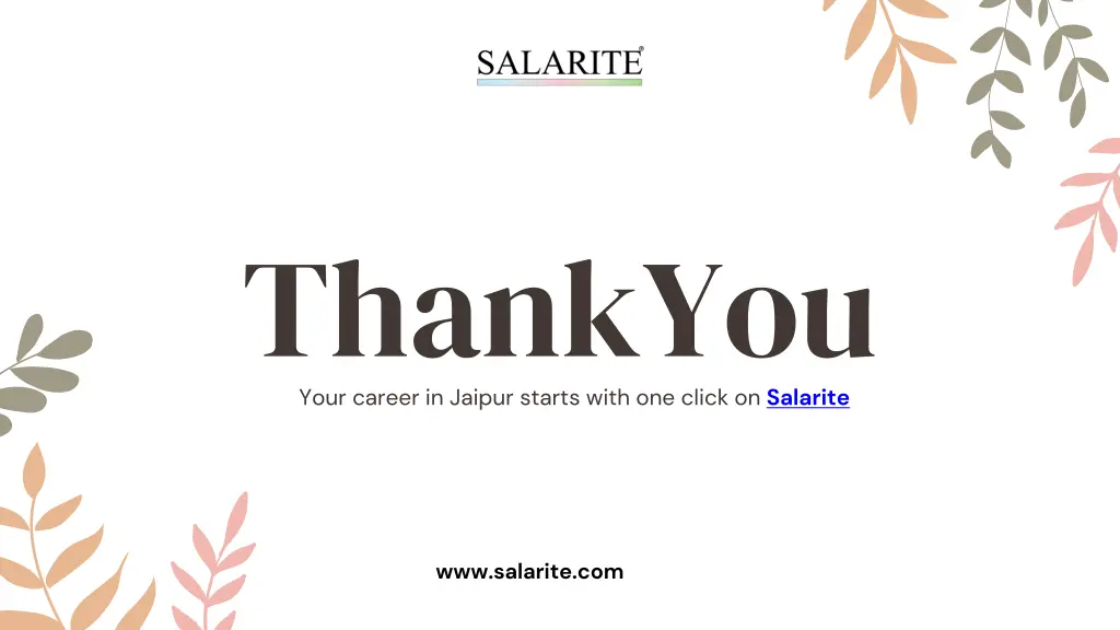 thankyou your career in jaipur starts with