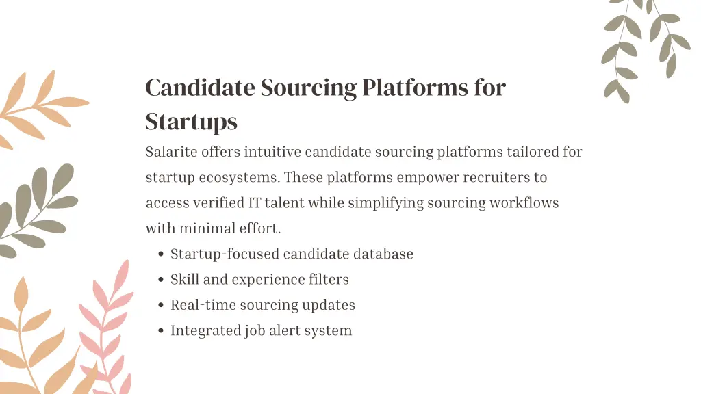 candidate sourcing platforms for startups