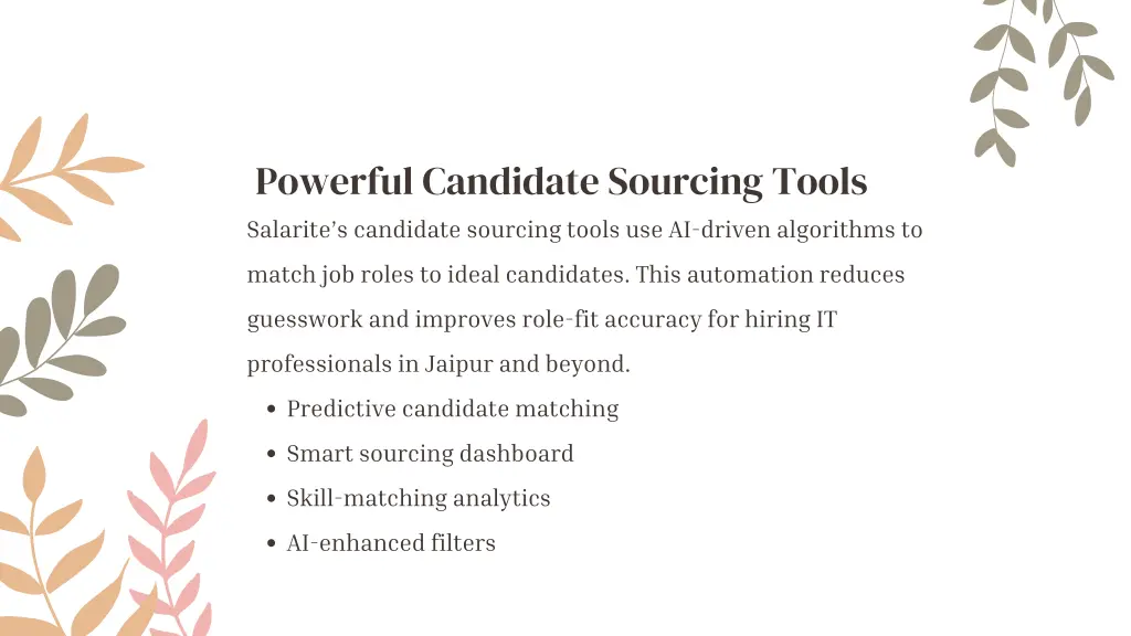 powerful candidate sourcing tools