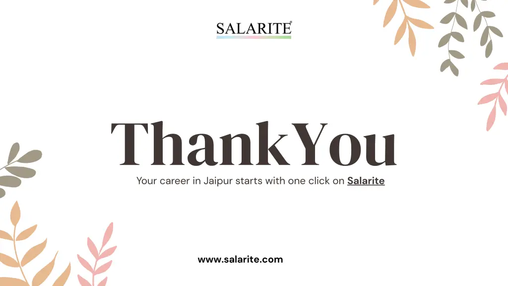 thankyou your career in jaipur starts with