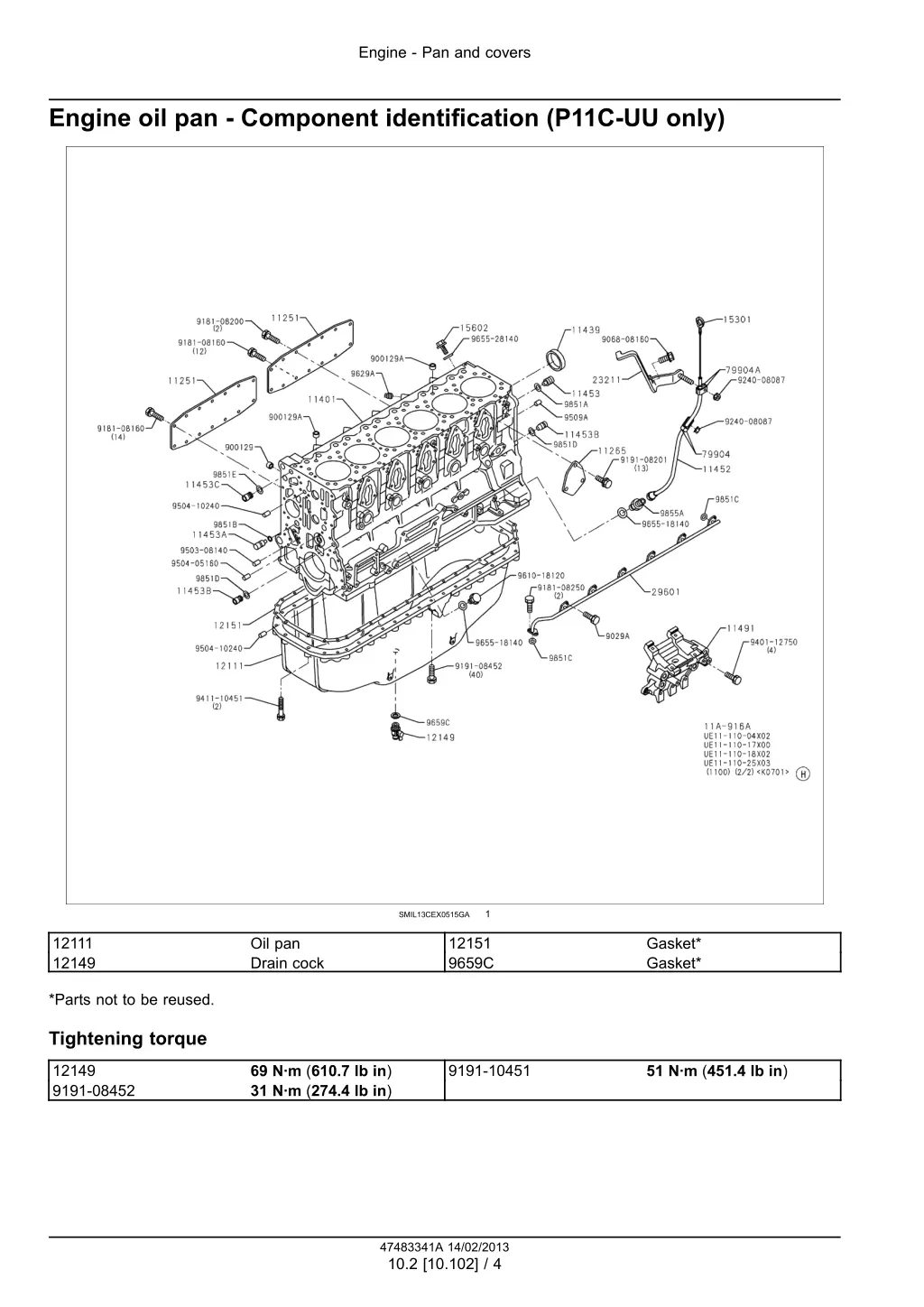 engine pan and covers 1