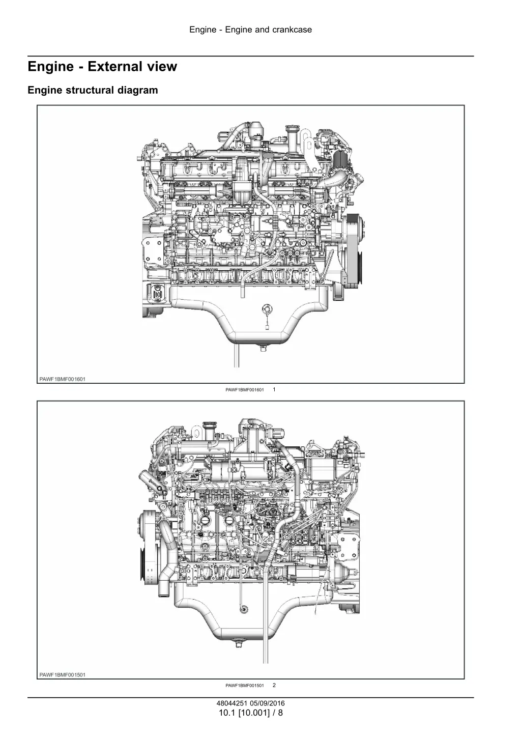 engine engine and crankcase 1