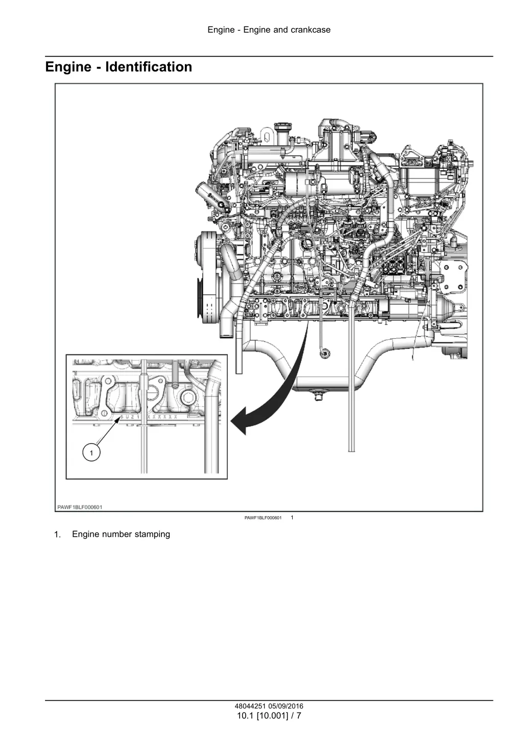 engine engine and crankcase