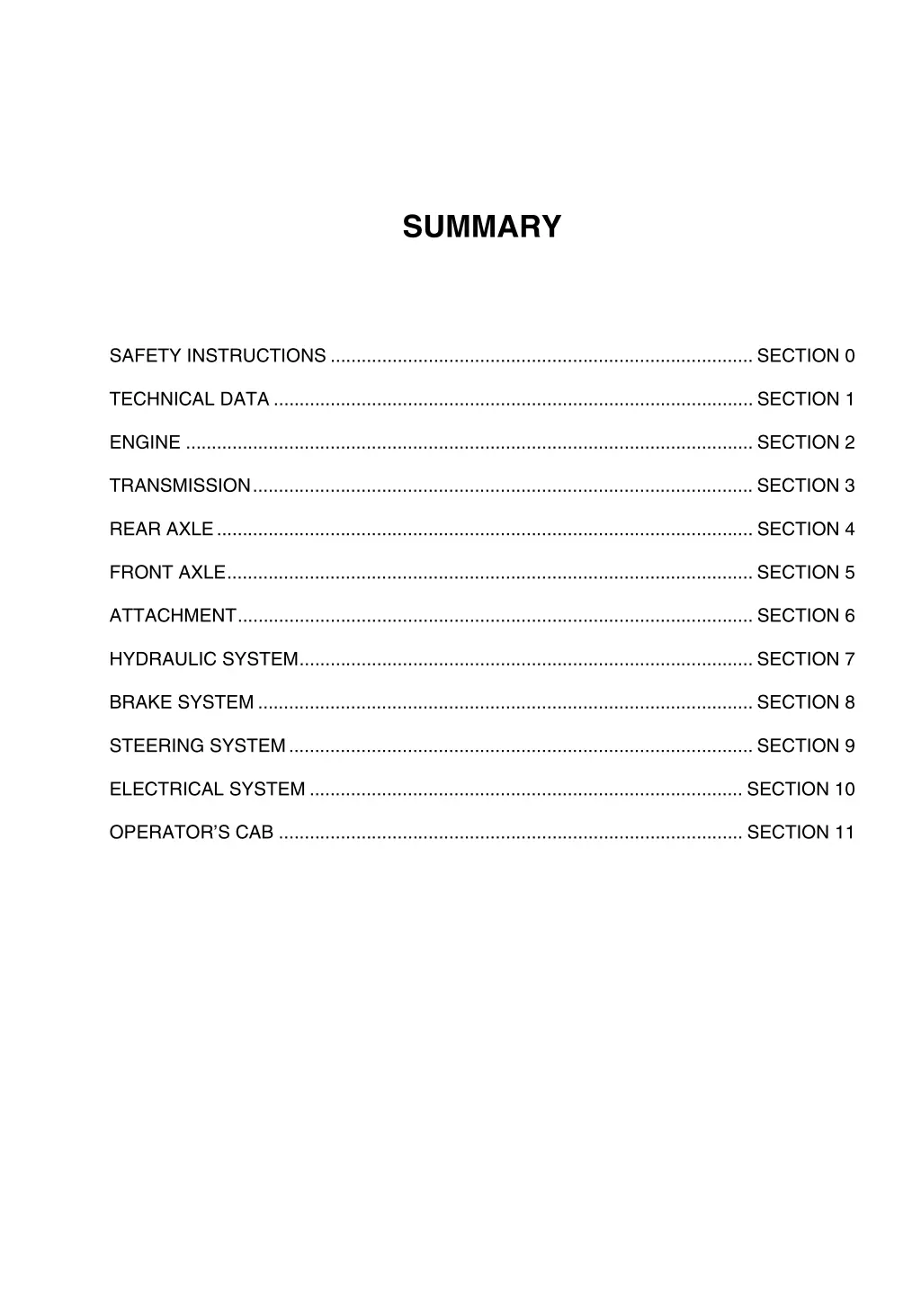 summary