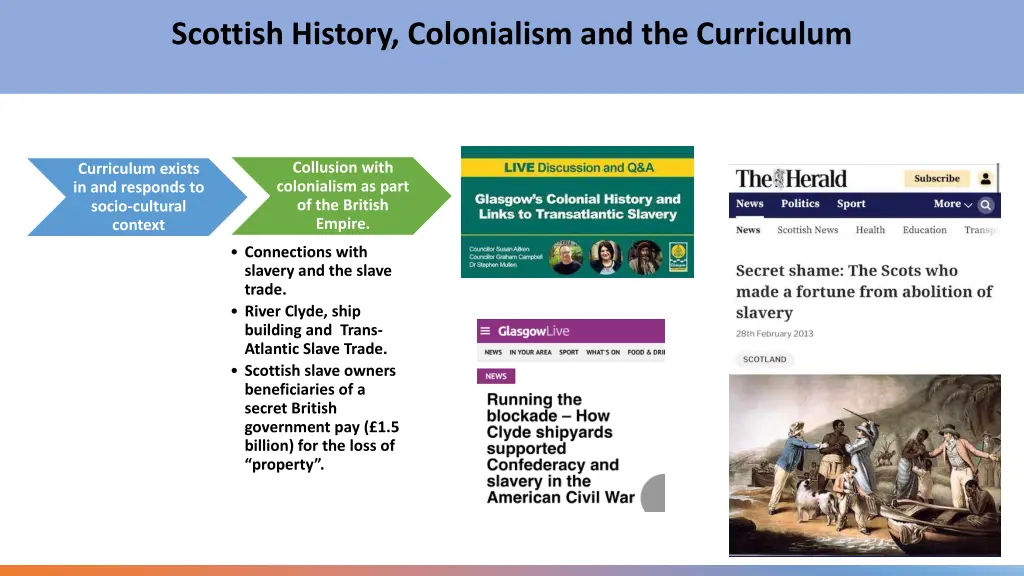 scottish history colonialism and the curriculum