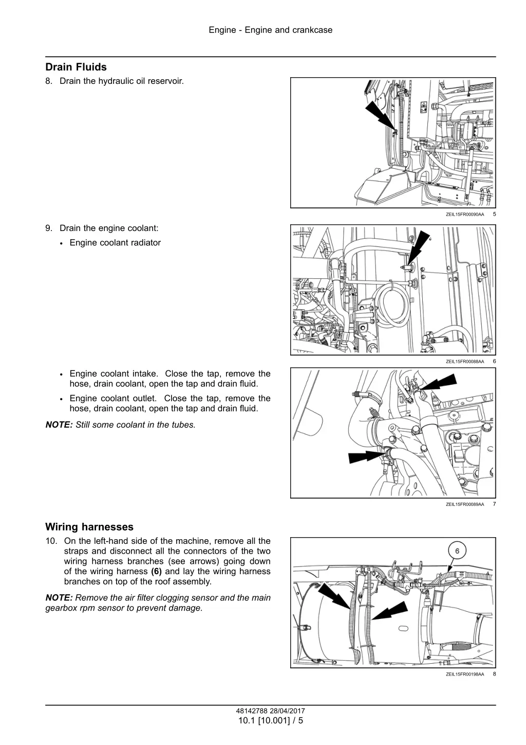 engine engine and crankcase 2
