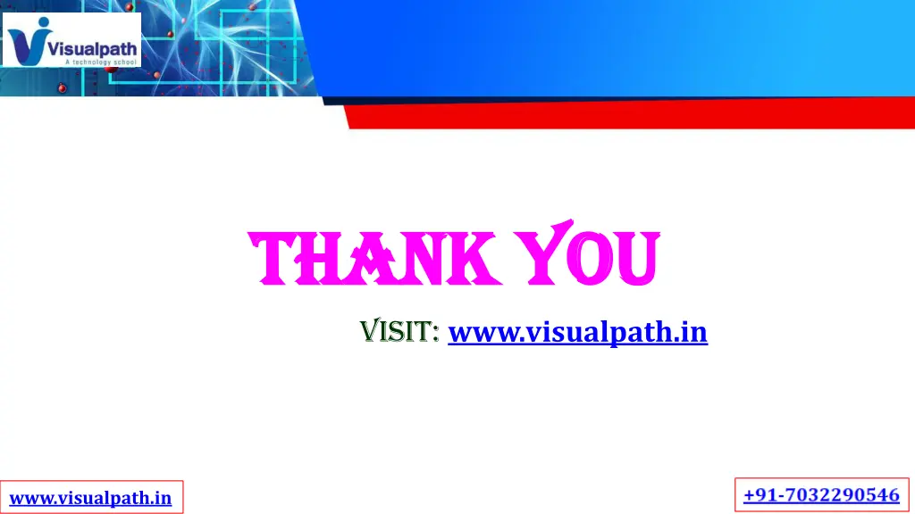 thank you thank you visit www visualpath in