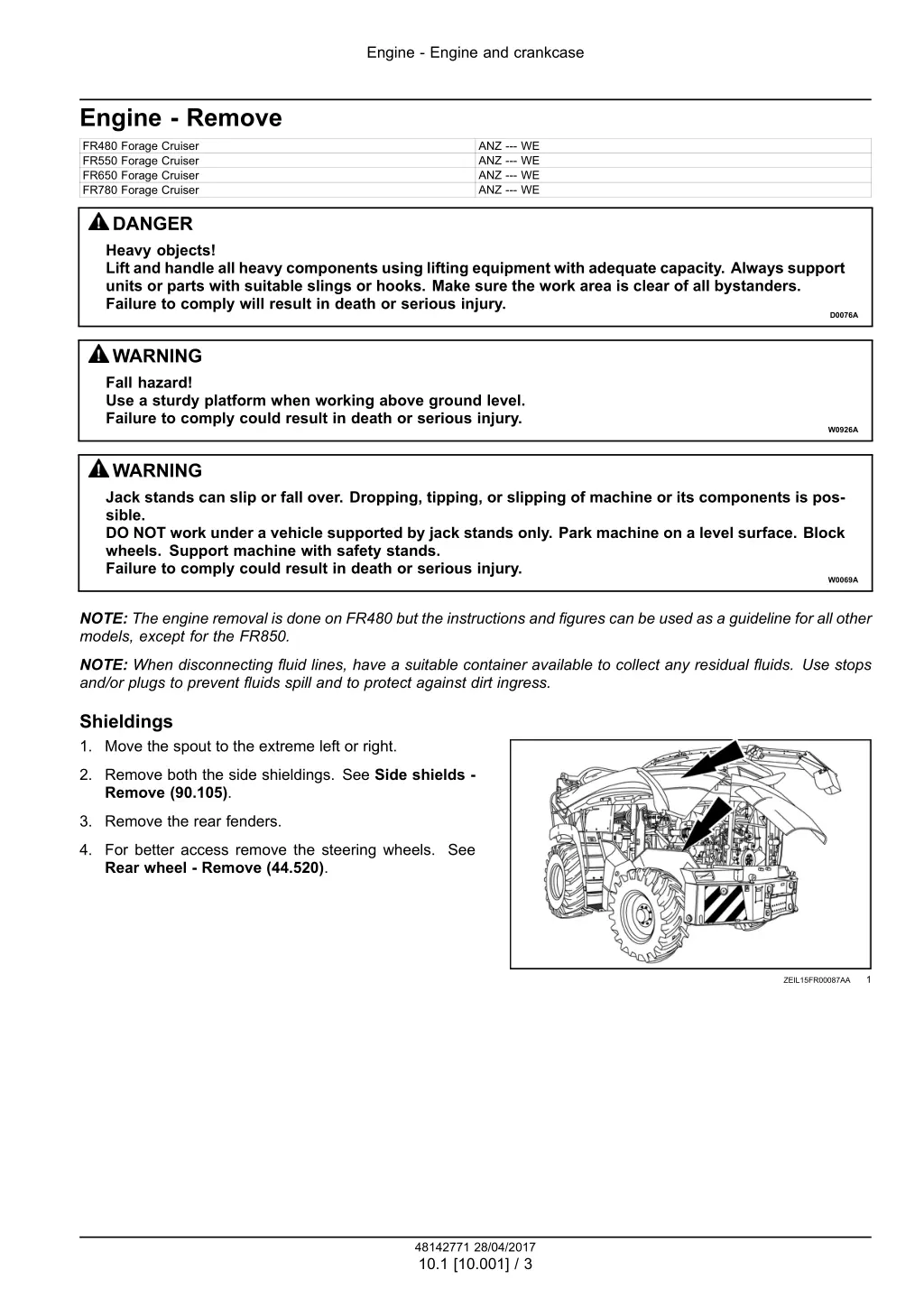 engine engine and crankcase