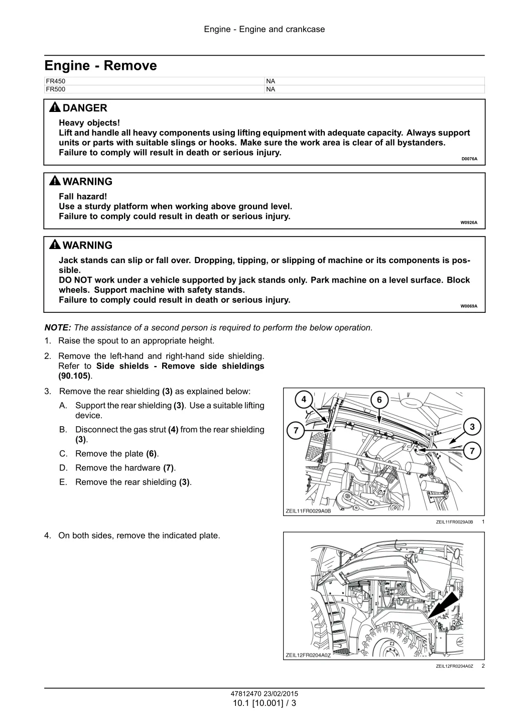 engine engine and crankcase