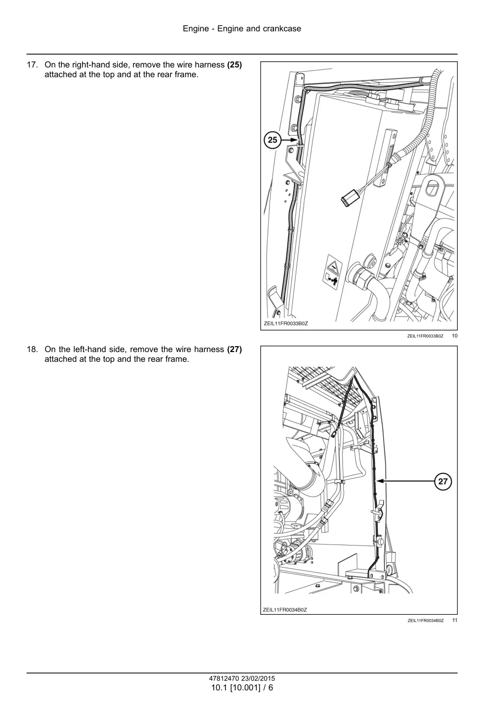 engine engine and crankcase 3