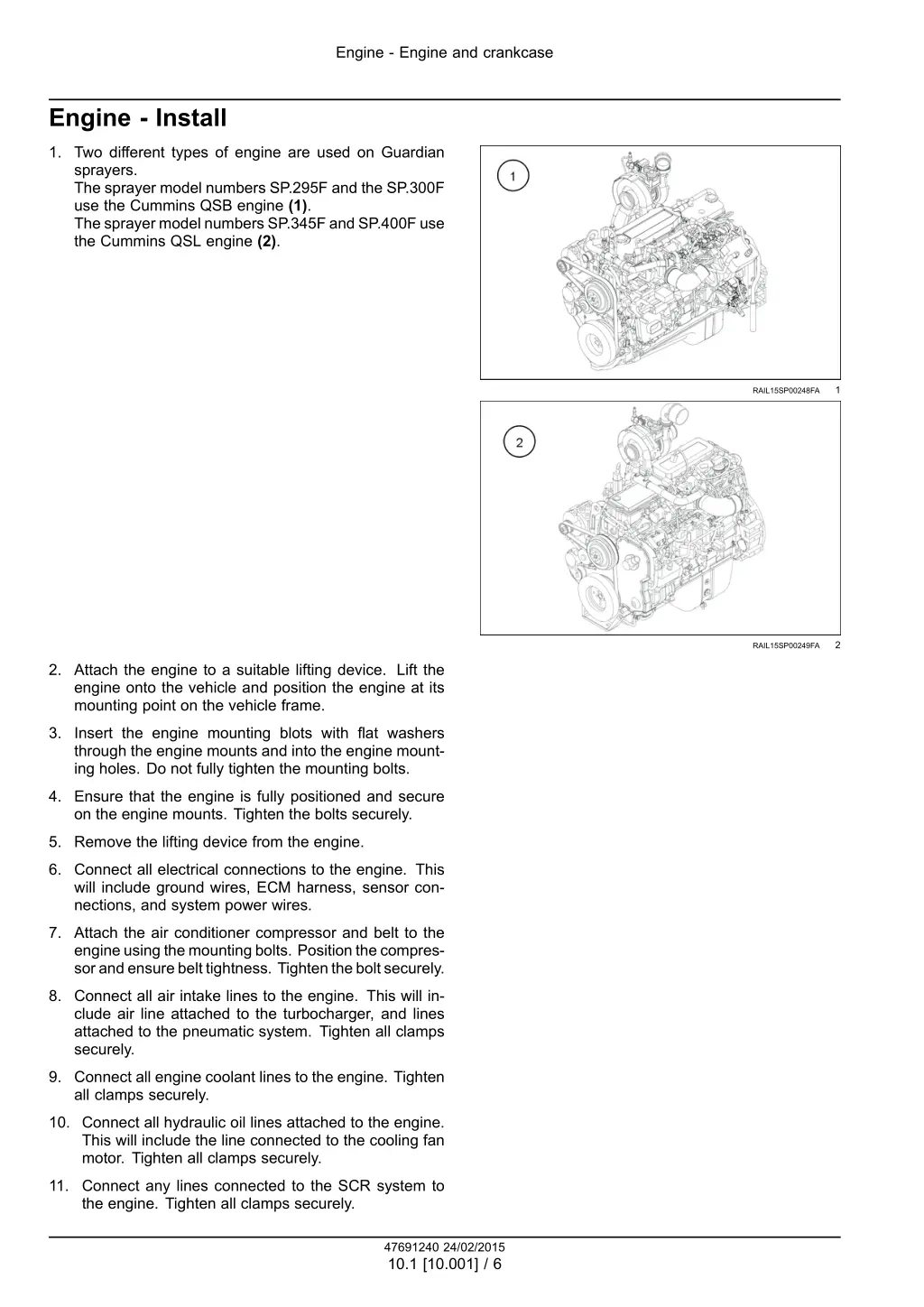 engine engine and crankcase 3