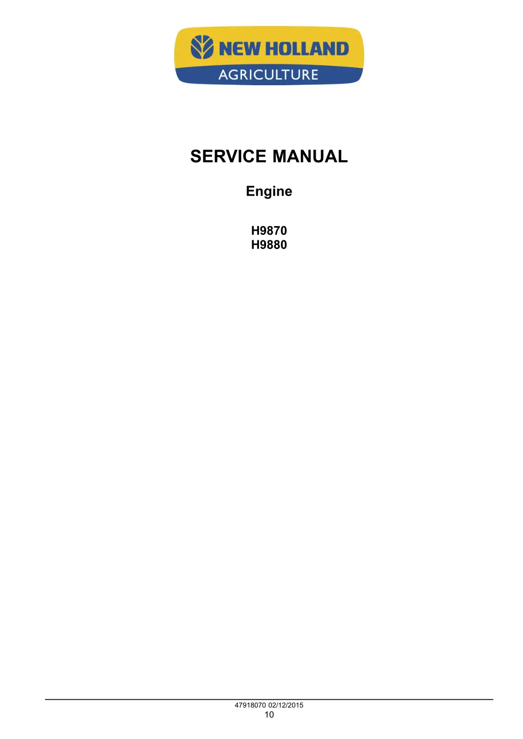 service manual 1