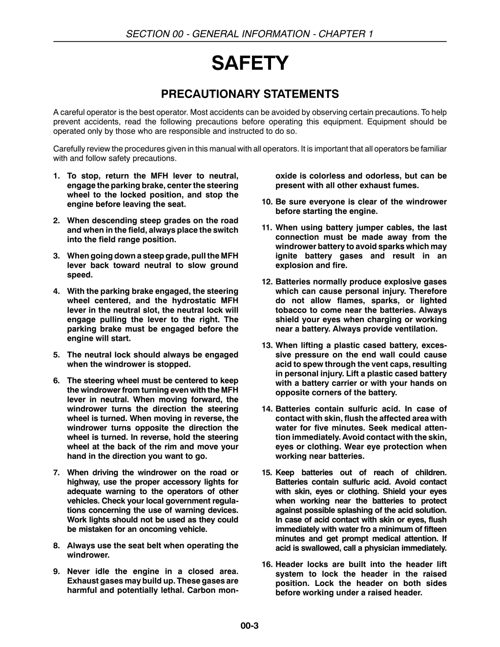 section 00 general information chapter 1 1