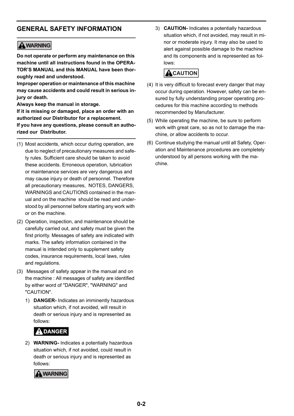 general safety information 1