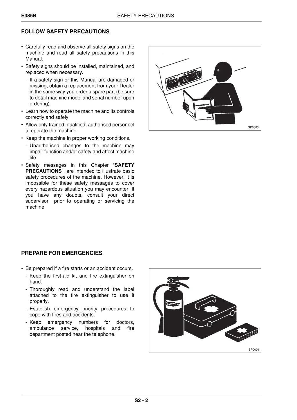 safety precautions 3