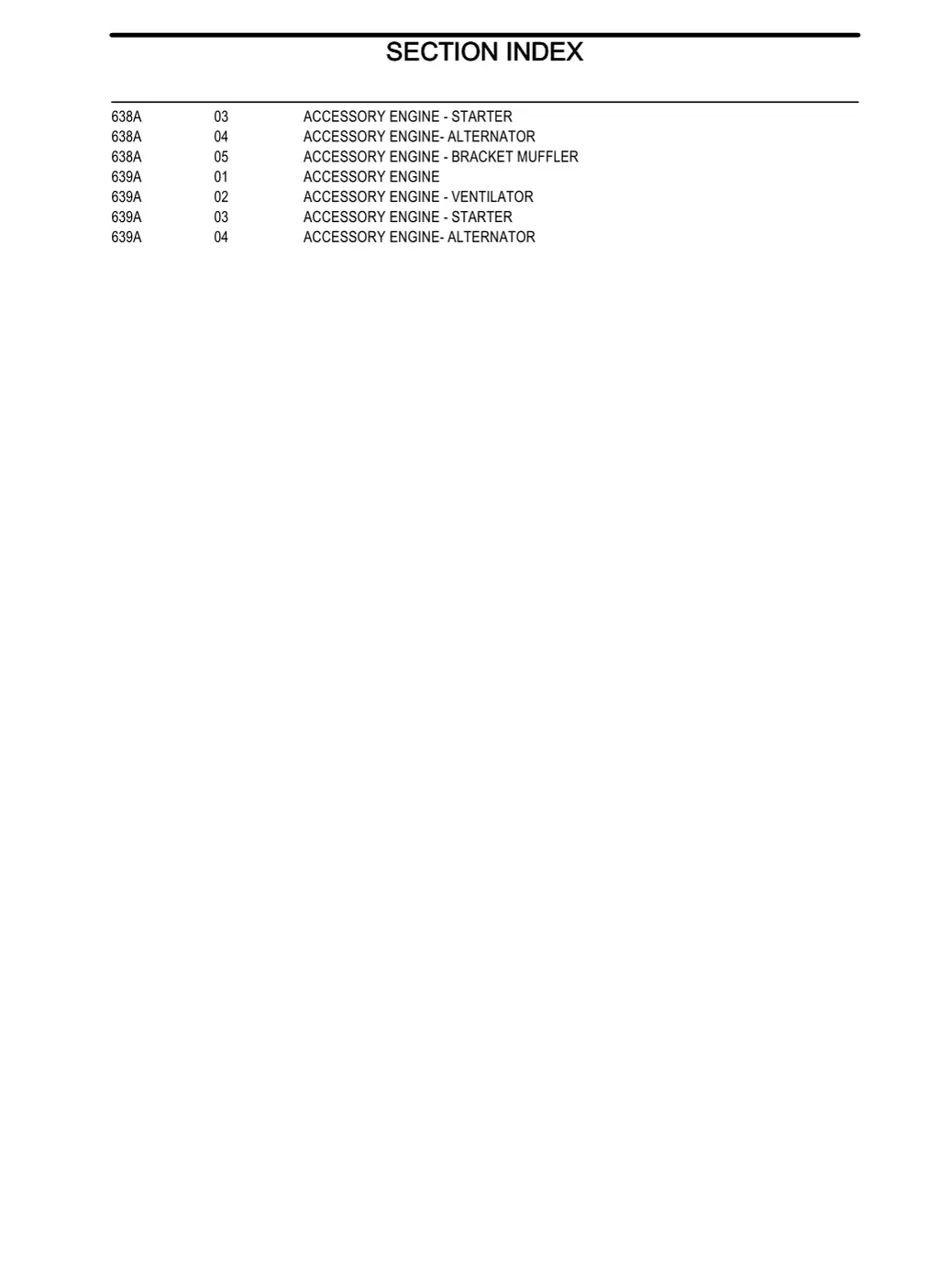 section index section index 1