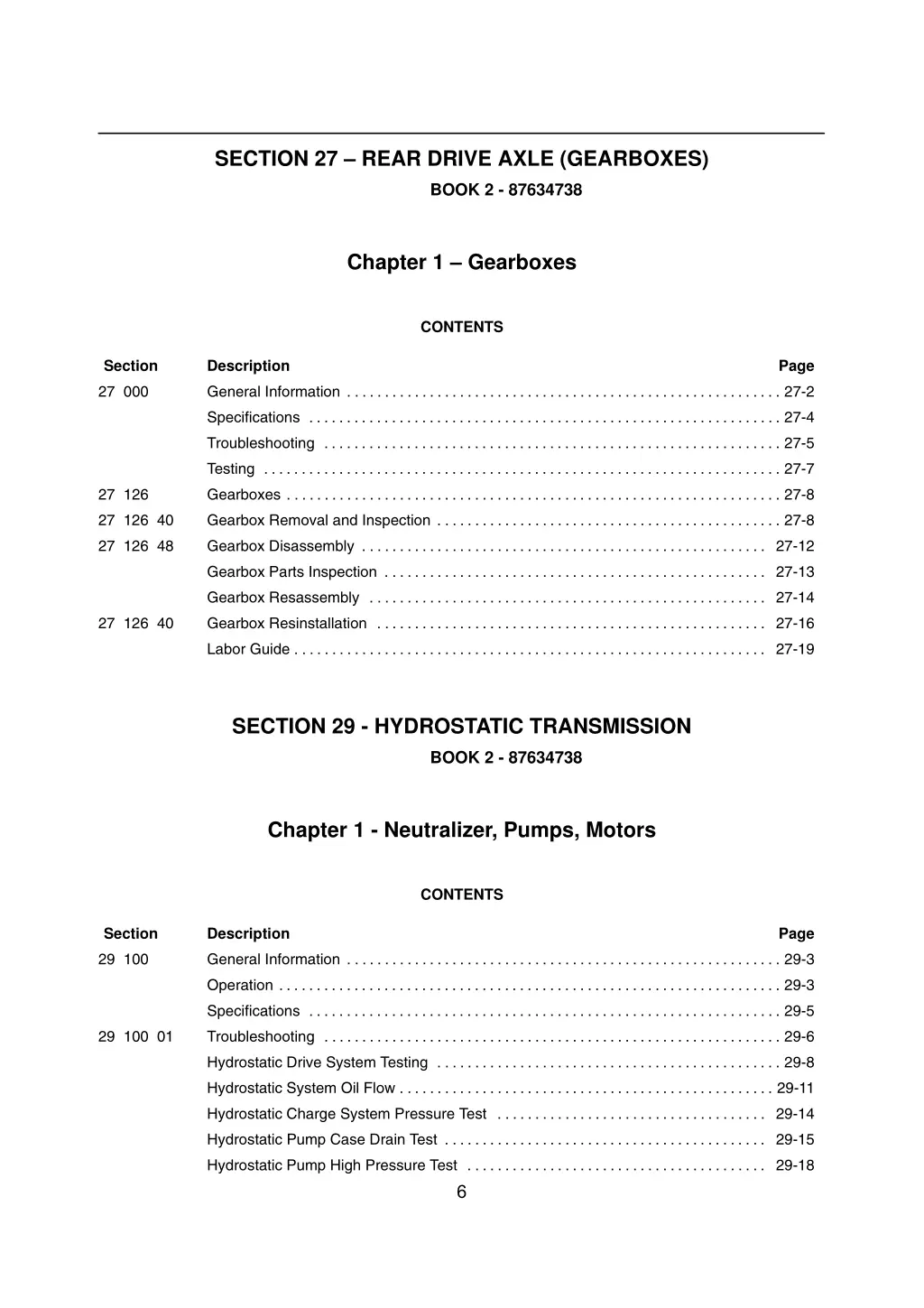 section 27 rear drive axle gearboxes