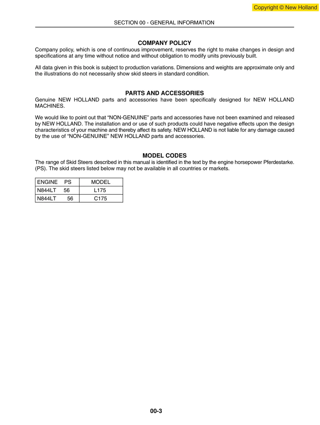 section 00 general information 1