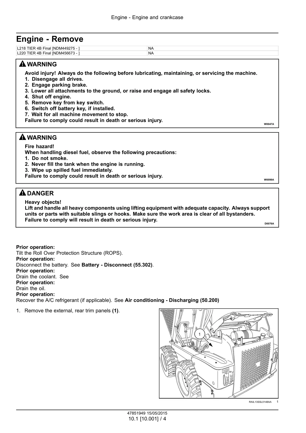 engine engine and crankcase 1