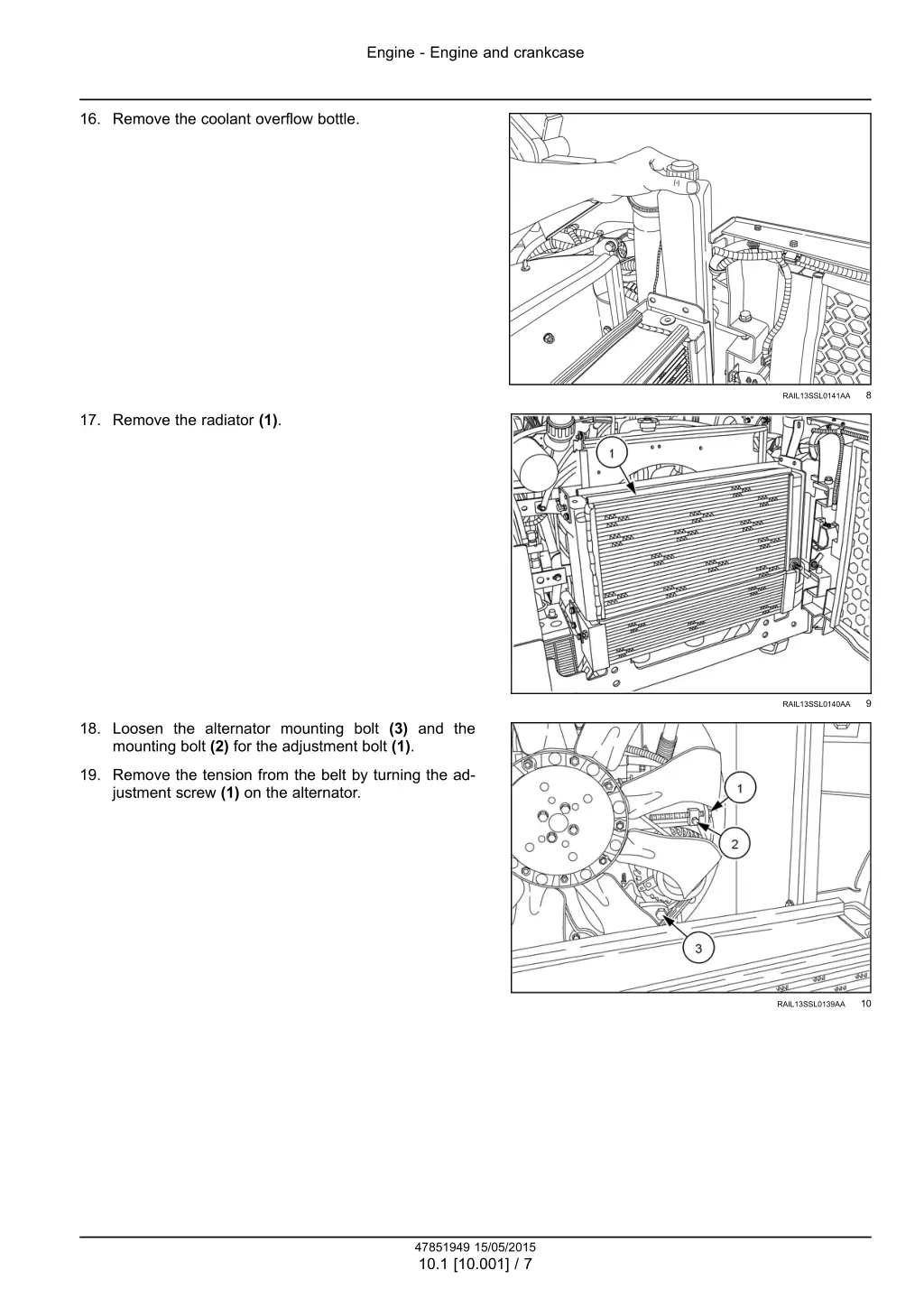 engine engine and crankcase 4
