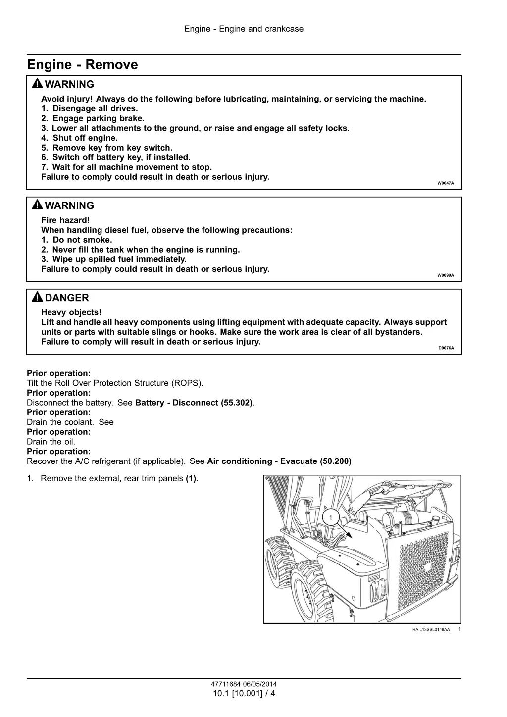 engine engine and crankcase 1