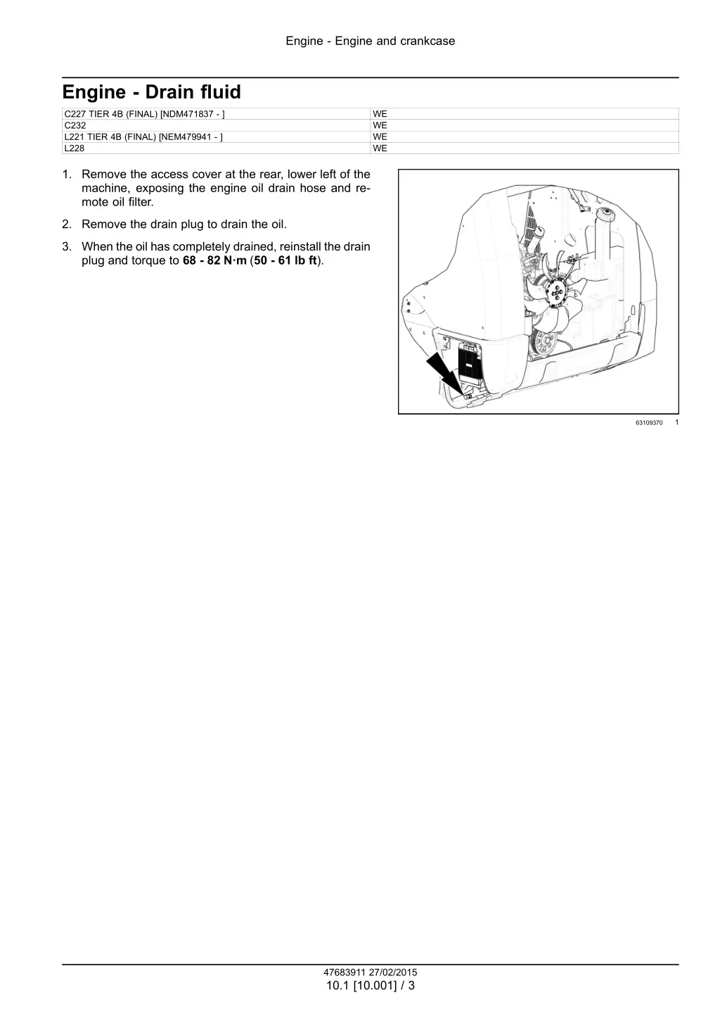 engine engine and crankcase