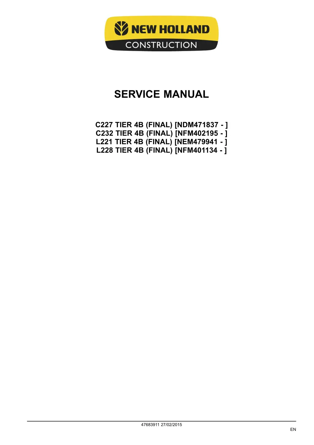 service manual 1