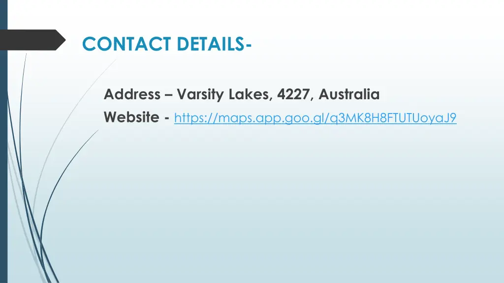 contact details
