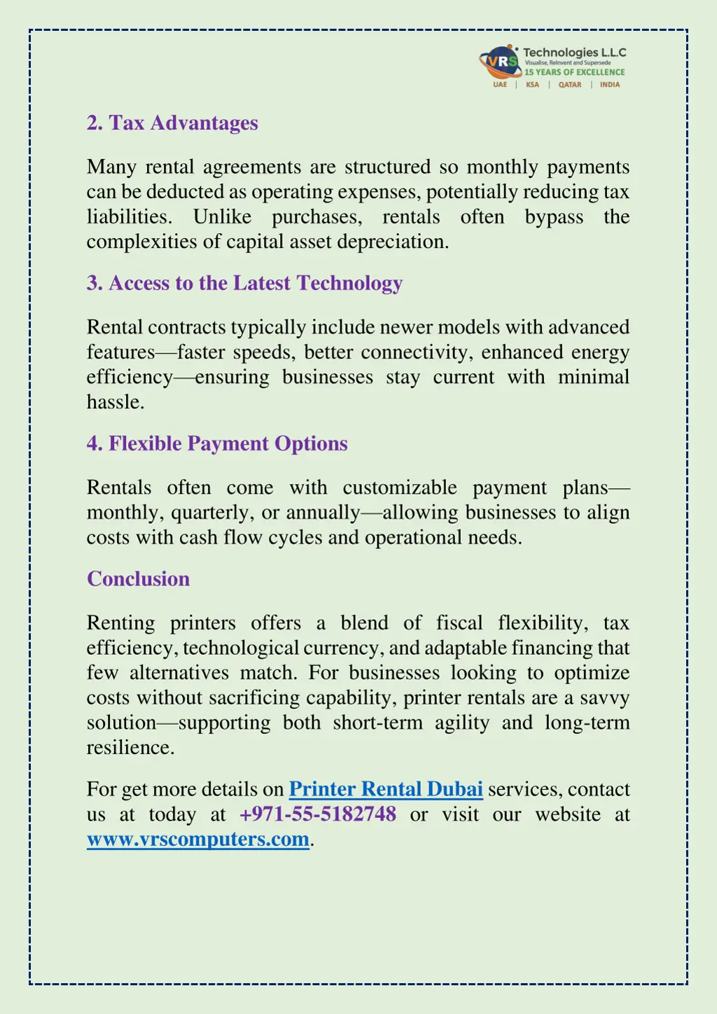 2 tax advantages
