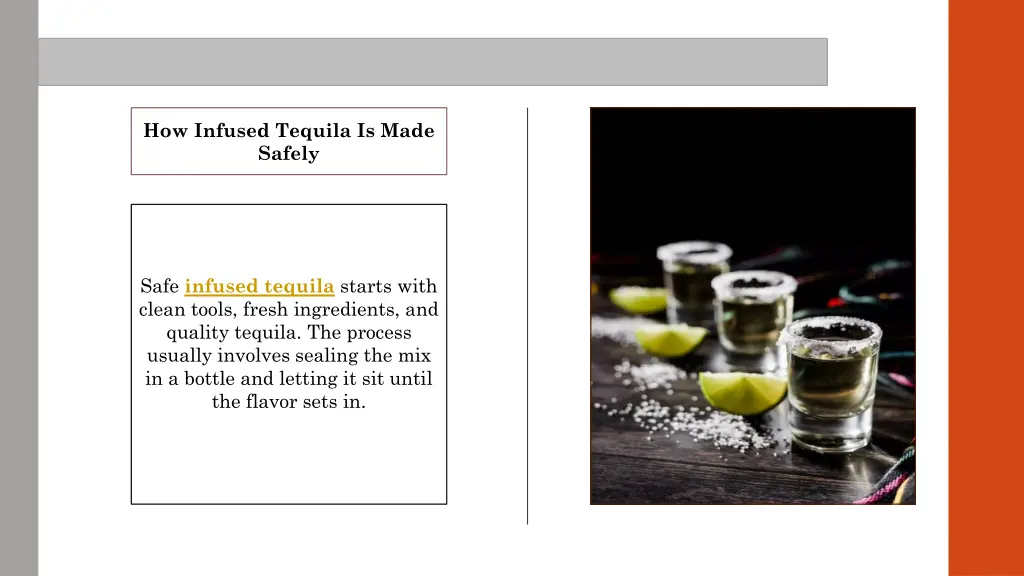 how infused tequila is made safely