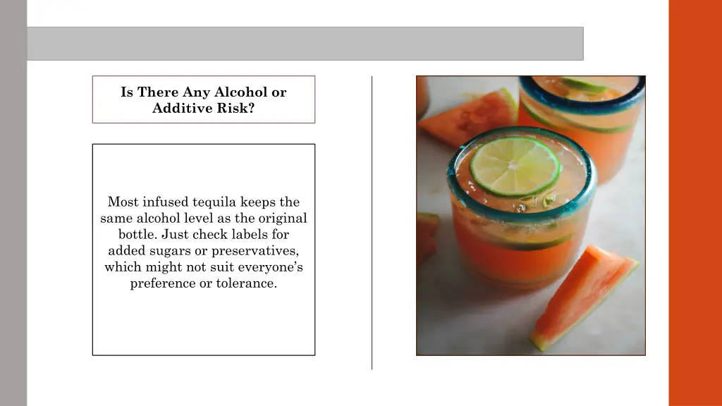 is there any alcohol or additive risk