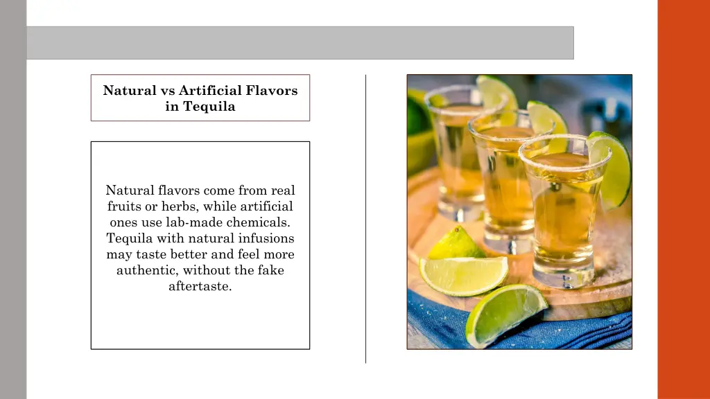 natural vs artificial flavors in tequila
