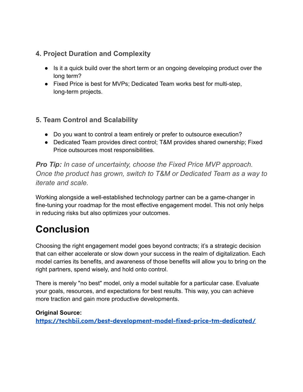 4 project duration and complexity
