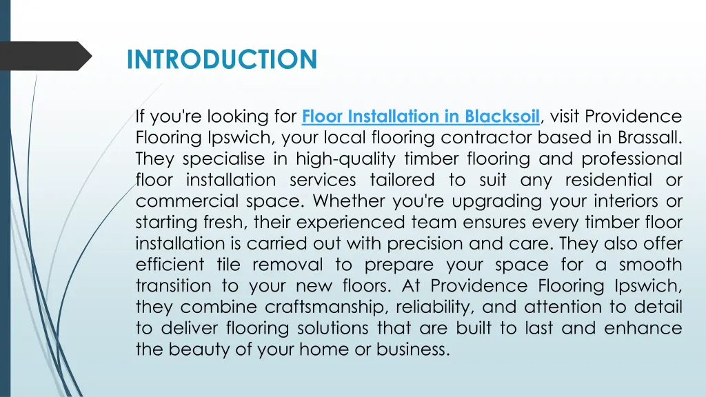 introduction