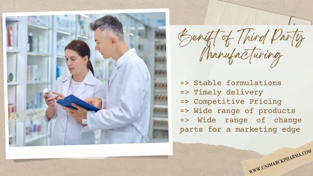 benift of third party manufacturing